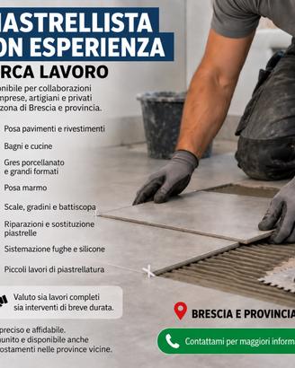 PIASTRELLISTA CON ESPERIENZA