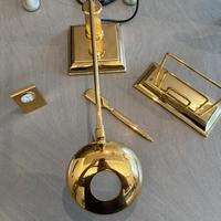El Casco placcato in oro 24kt lusso da scrivania