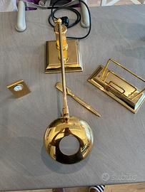 El Casco placcato in oro 24kt lusso da scrivania