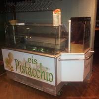 banchetto con ruote per gelati