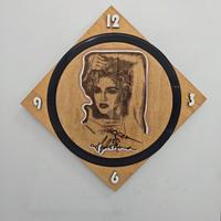 MADONNA - OROLOGIO PARETE IN LEGNO