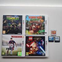 Lotto giochi 3ds : TMNT, Donkey kong, Pokemon,Fifa