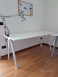 scrivanie Ikea bianche