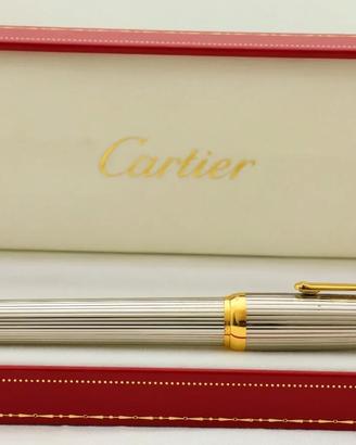 CARTIER penna stilografica Louis Cartier acciaio