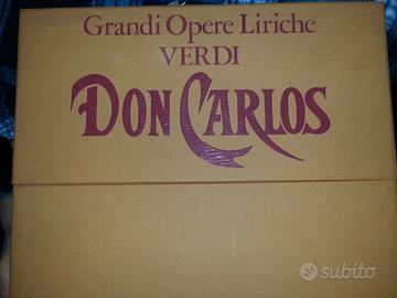 Vinili Don Carlos e Don Pasquale 5 vinili