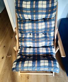 Poltrona Reclinabile con cuscino 