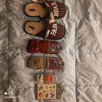 Pantofole, calze gommini e speakerball