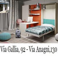 Letto a scomparsa singolo system 2 live c07-LETTI