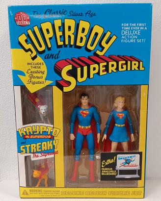 Action  SUPERMAN Silver Age SUPERBOY and SUPERGIRL