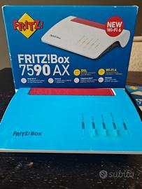 FRITZ!Box 7590 AX Wi-Fi 6 - NUOVO Mai Usato