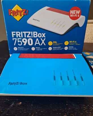 FRITZ!Box 7590 AX Wi-Fi 6 - NUOVO Mai Usato