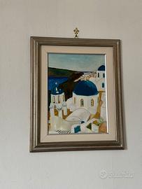 Quadro su tela compreso di cornice