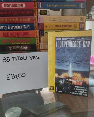 35 TItoli VHS elenco in foto