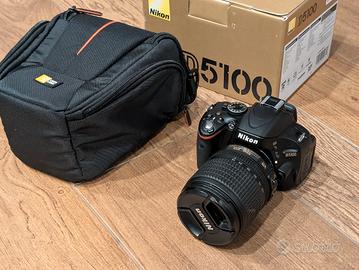 Reflex digitale Nikon D5100 Obiettivo Nikkor 18-55