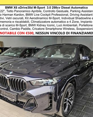 BMW X6 M-Sport C.22 Tetto Navi PRO HarmanKardon MS