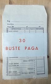Buste paga anni 60-70