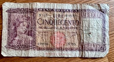 Banconota 500 Lire
