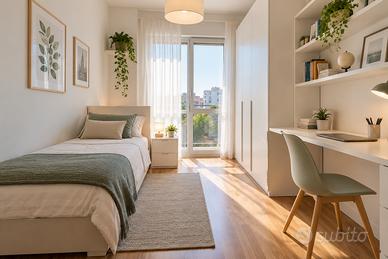 Stanza singola-Firenze Coverciano-arredata