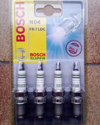 4 candele Bosch Super 2 elettrodi FR7LDC