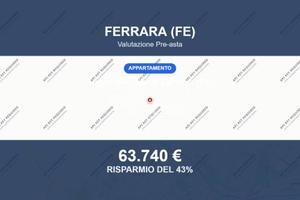 Immobile in asta di 131 m² con box auto a Ferrara