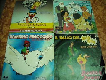 Lotto 45 giri per bambini