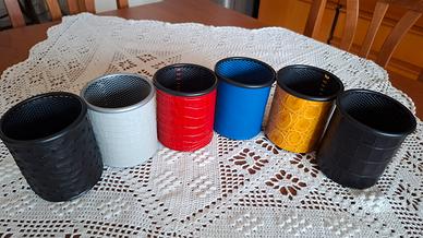 Portapenne rivestiti in pelle