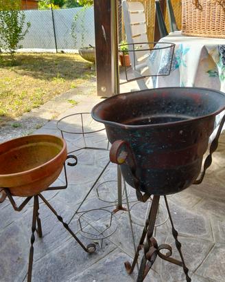 pota vasi a piedistallo
