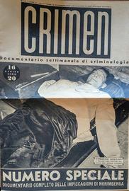 WW2 : Processo di Norimberga. raro giornale ITA