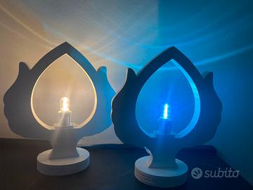 Lampada a forma di pumo