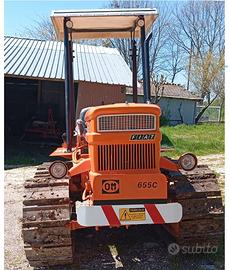 Trattore cingolato Fiat - OM 655 con sollevatore