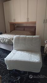 poltrona letto bianca Ikea 