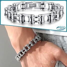 Bracciale catena moto inox