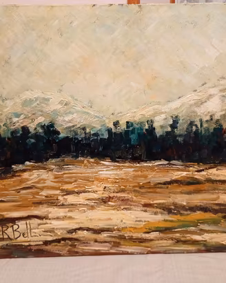 Dipinto Olio su tela di R.Belli