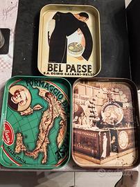Vassoi vintage Galbani Belpaese 
