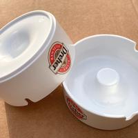 Coppia di posacenere birra Dreher