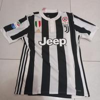 maglia home juve 2017/2018 con patch serie a