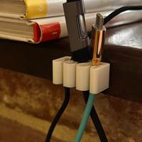 Set da 5 pezzi - organizer cavi adesivo