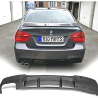 DIFFUSORE BMW E90 E91 LOOK M PERFORMANCE NERO OPAC