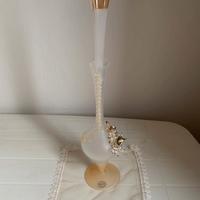 Vaso di vetro murano dipinto a mano NUOVO