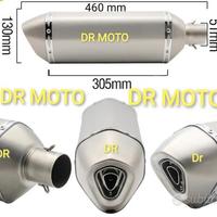 SCARICO universale BIG SILVER 46cm SILENZIOSO