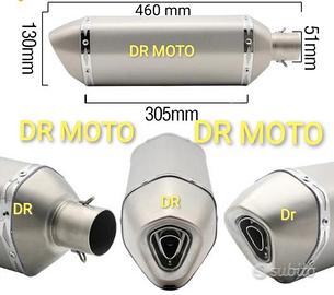 SCARICO universale BIG SILVER 46cm SILENZIOSO