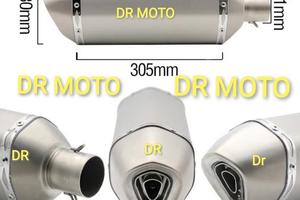 SCARICO universale BIG SILVER 46cm SILENZIOSO