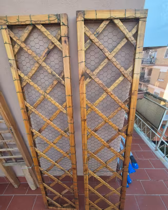 Divisori in legno - separe giardino rampicanti