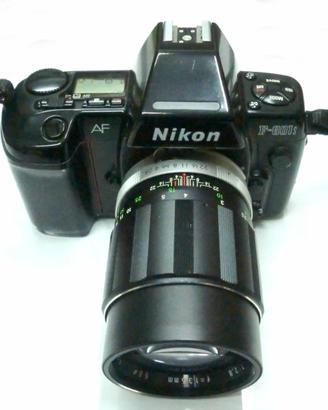 14D NIKON AF-801S+TELE SOLIGOR AUTO MM.135