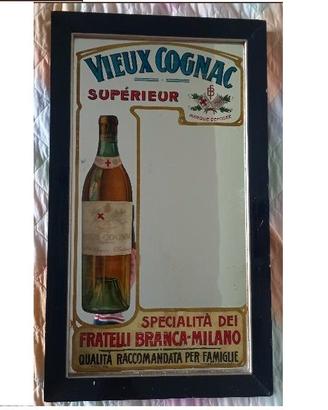Specchio Pubblicitario Vieux Cognac  Branca