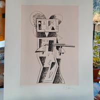 "Ibrahim Kodra - Serigrafia 1/8 Firmata