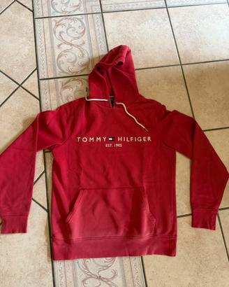 Felpa Tommy Hilfiger rossa