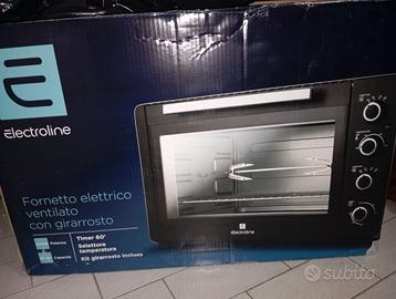 Forno statico e ventilato,grill e girarrosto