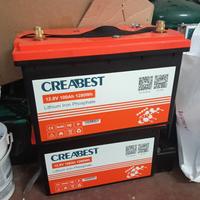 N.2 batteria al litio da 100 ah praticamente nuove