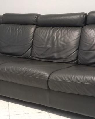 Divano in pelle 4 posti